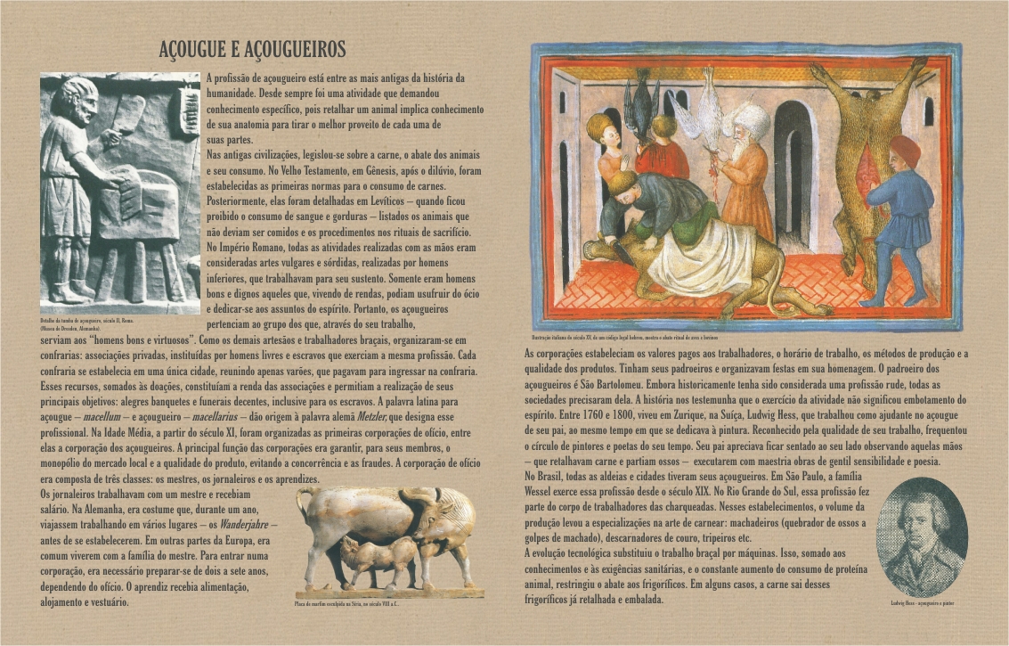 Exemplar dos painéis expostos no museu